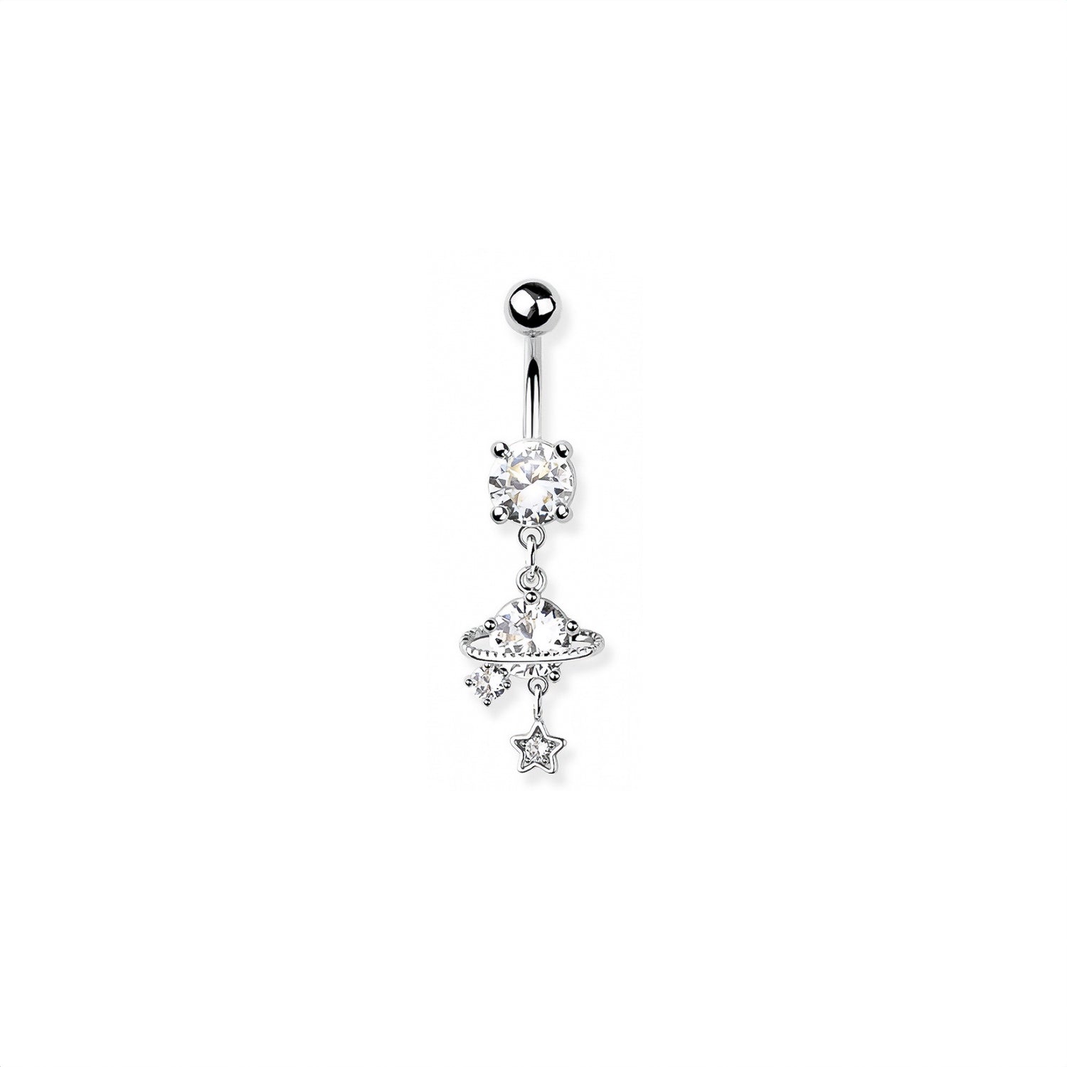 Stars & Planet Belly Button Ring