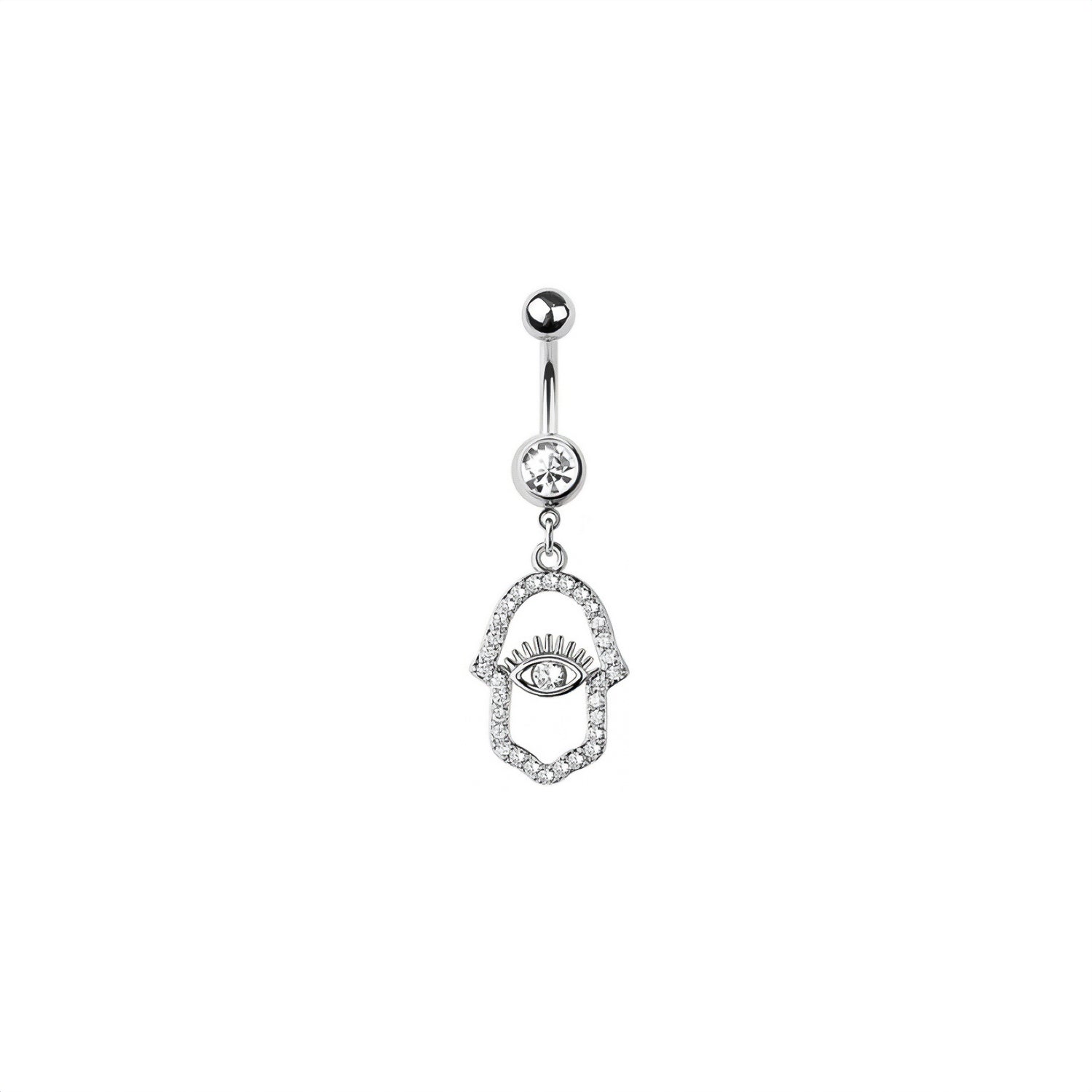 Hamsa Belly Button Ring