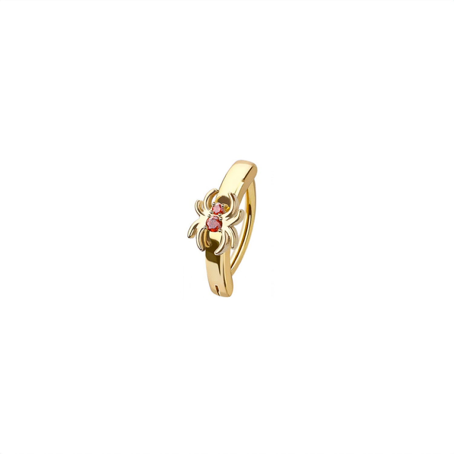 Spider Belly Button Clicker Ring