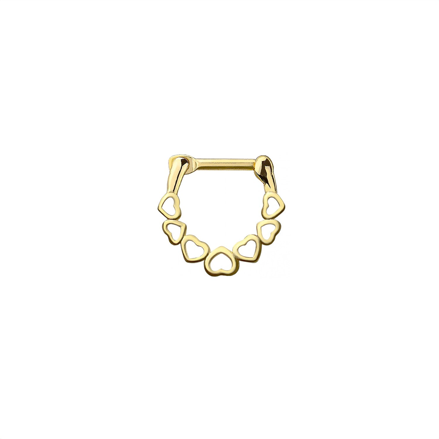 Heart Cluster Septum Ring