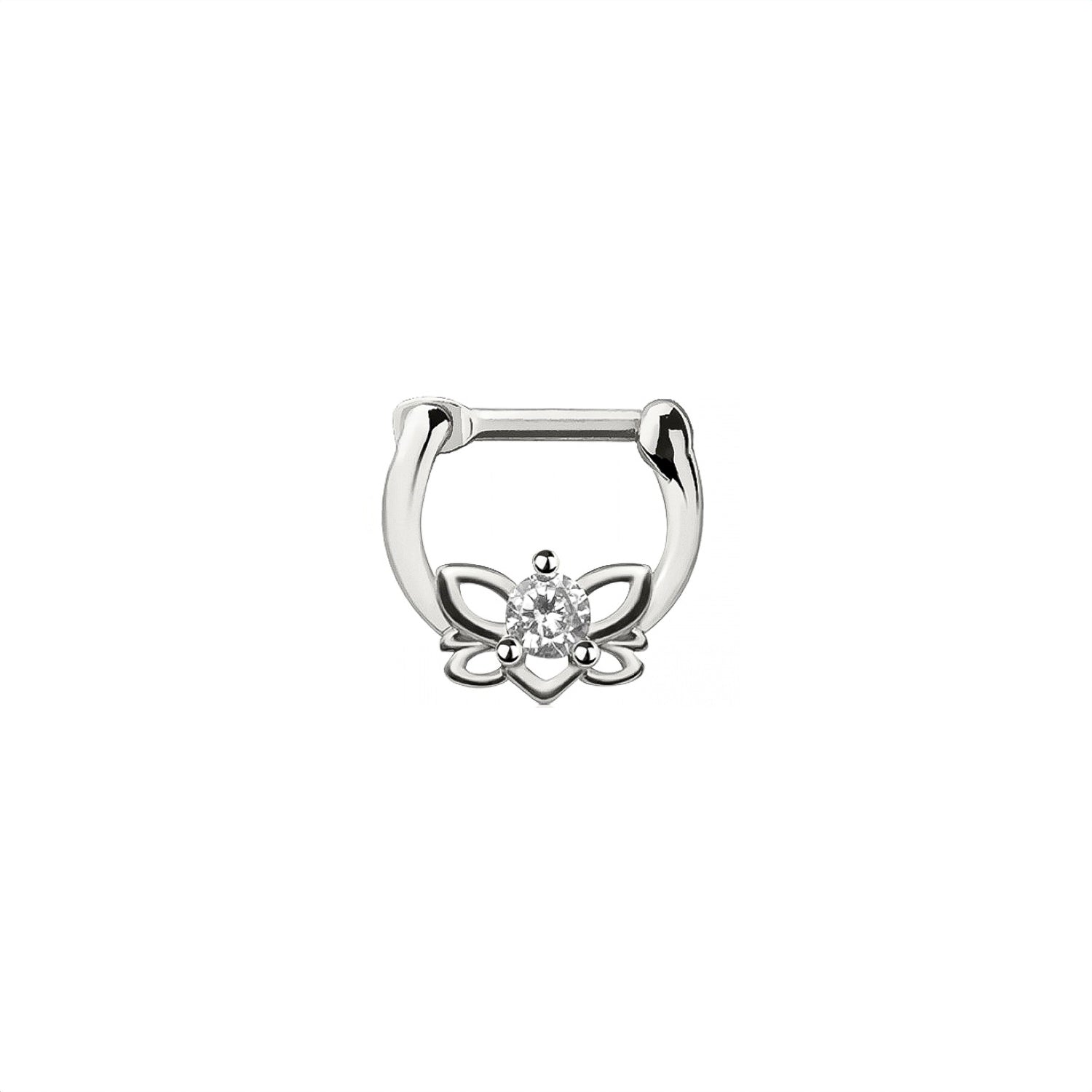 Lotus Septum Ring Hoop