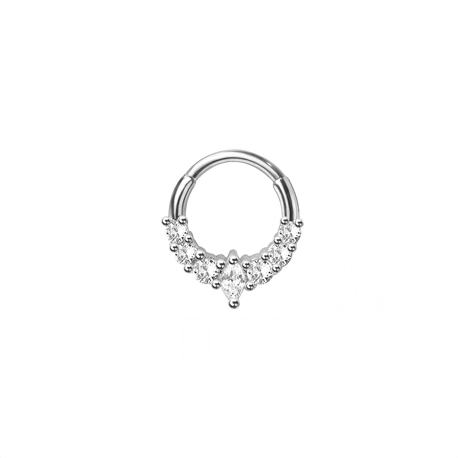 Marquise Flower Septum Ring