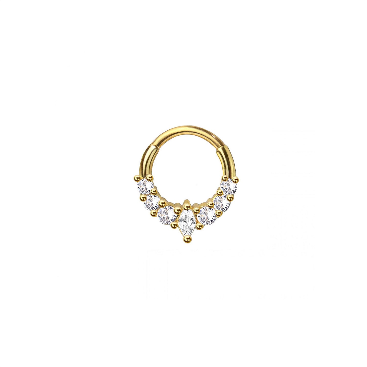Marquise Flower Septum Ring