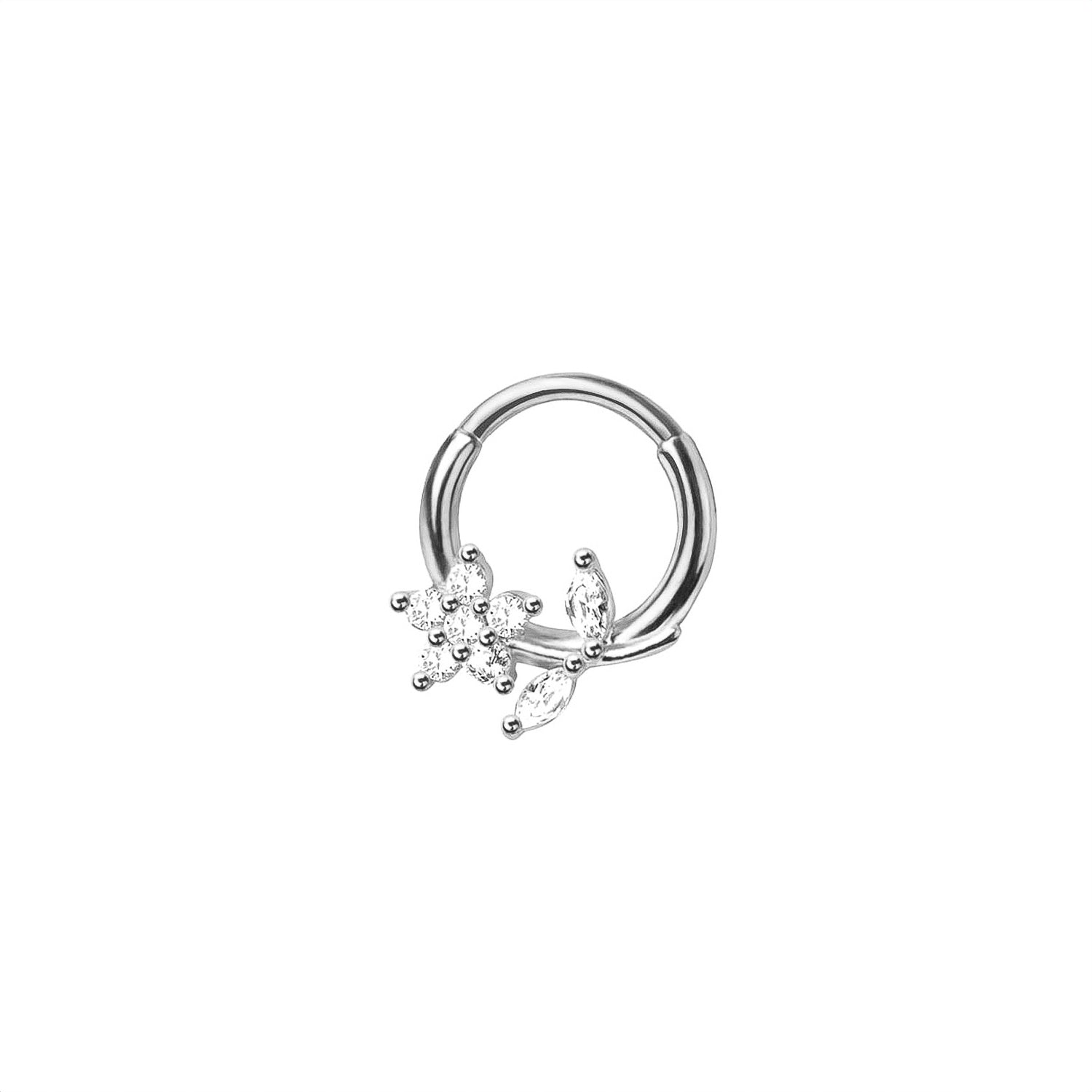 Floral Marquise Septum Ring