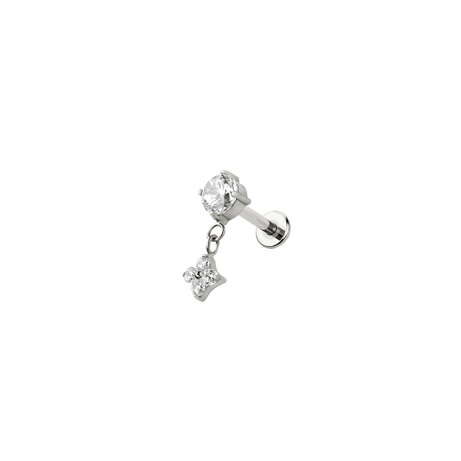 Flower Threadless Labret