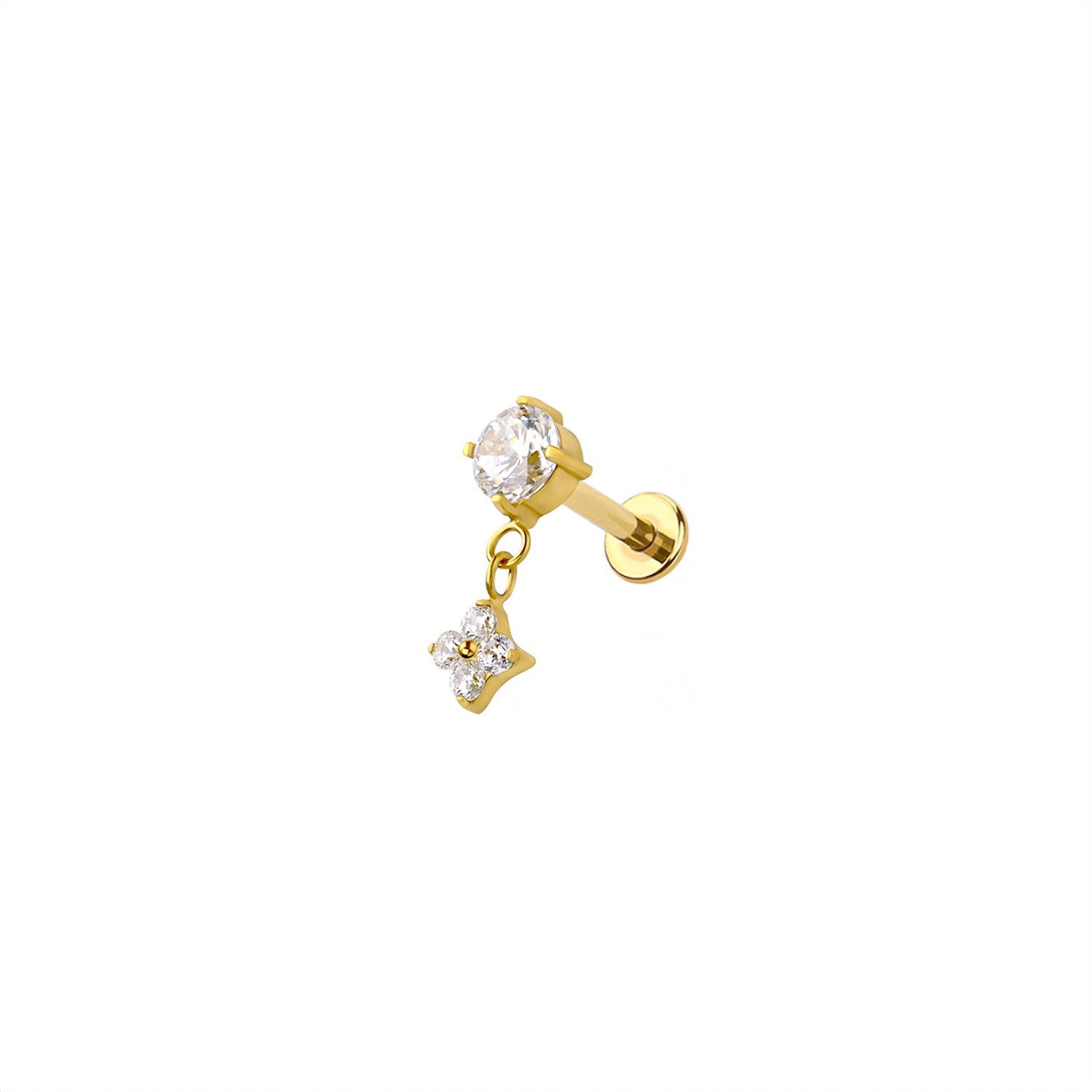 Flower Threadless Labret