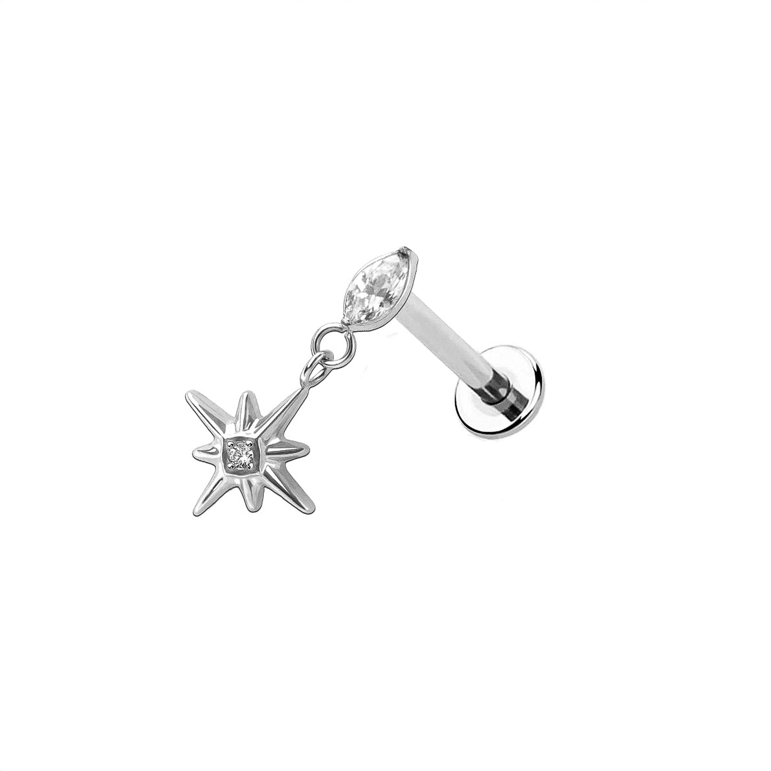 Micro Star Threadless Labret
