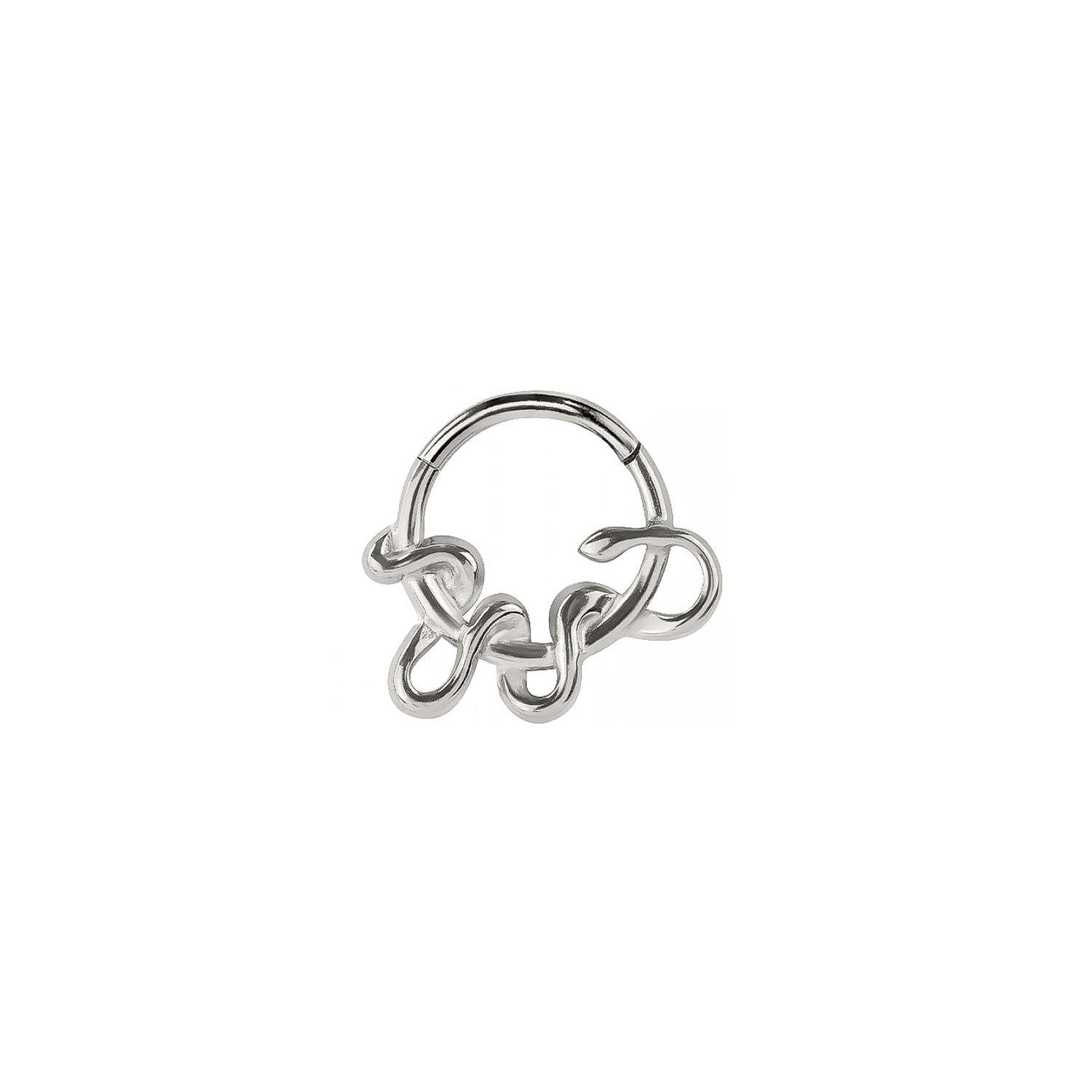 Snake Segment Hoop Ring