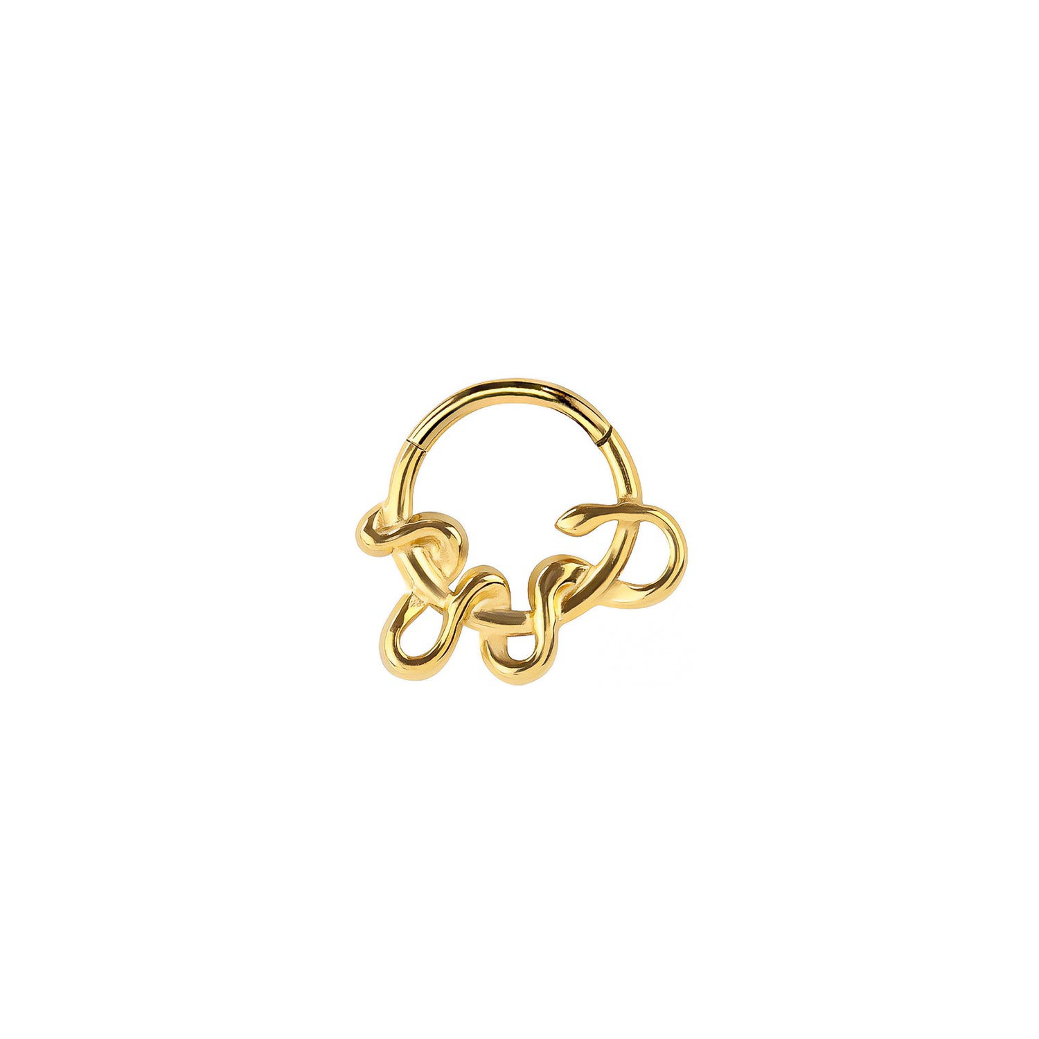 Snake Segment Hoop Ring
