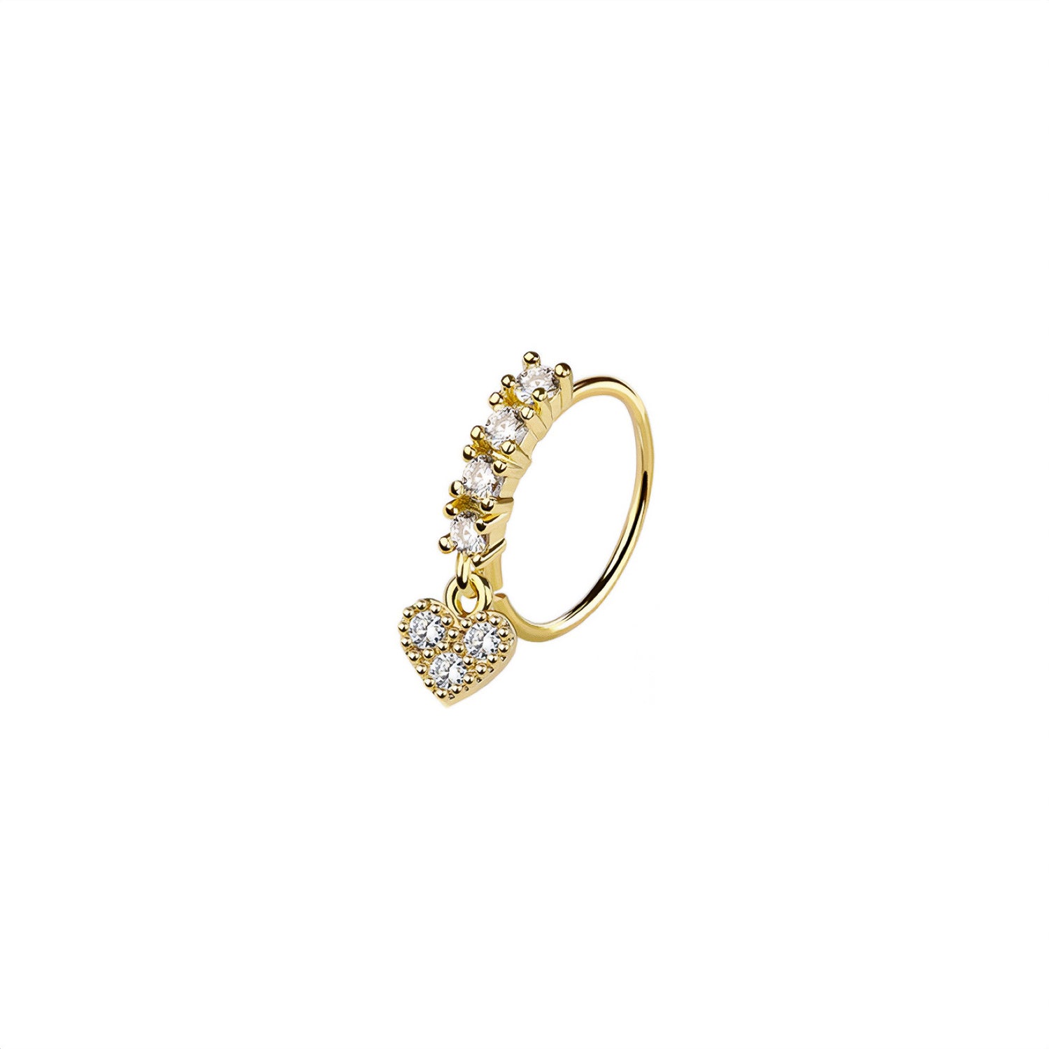 Heart Nose Ring